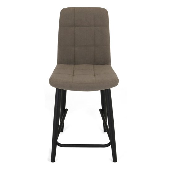 Полубарный стул с мягким сидением из велюра (арт 18788) Фото 2