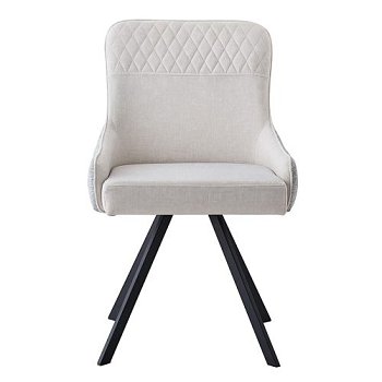 Стул интерьерный мягкий слоновая кость (арт 27241) - Фото 2