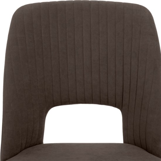 Стул металлический с черными ножками из велюра (арт 19804) Фото 7