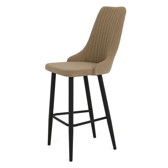 Барный стул с обивкой из велюра (арт 23106) Фото 1