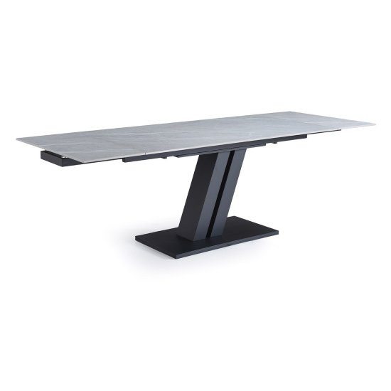 Стол дизайнерский раздвижной с керамическим покрытием (арт 27204) Фото 4