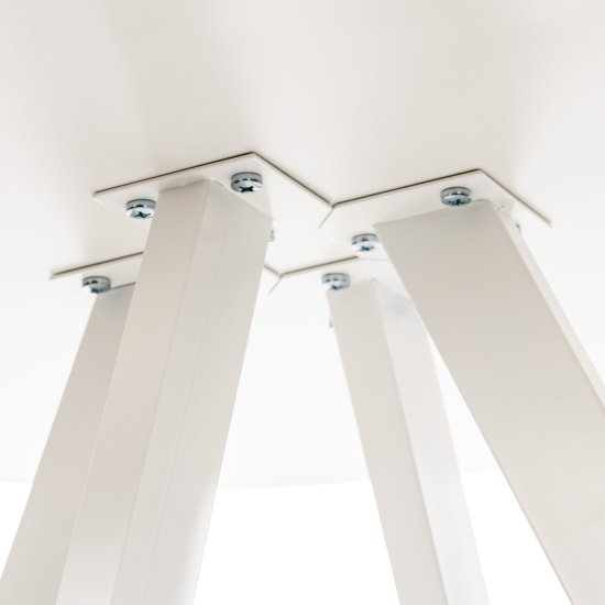 Кухонный стол круглый на одной ножке (арт 25509) Фото 4