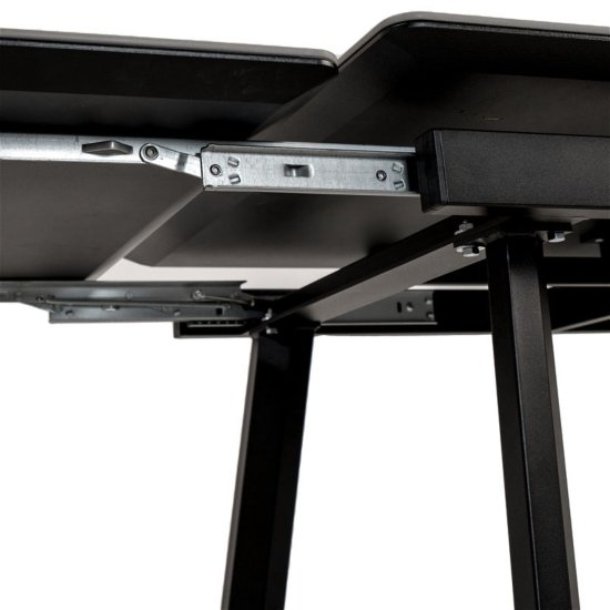 Стол раскладной со столешницей из керамики под мрамор (арт 34216) Фото 5