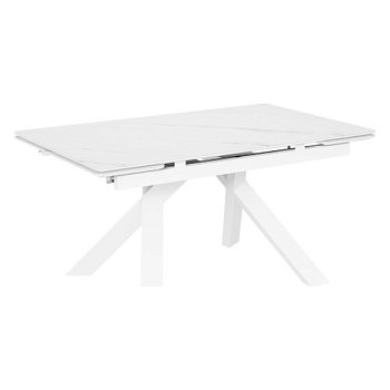 Обеденный стол раздвижной керамический под мрамор 140 см (арт 35063) - Фото 2