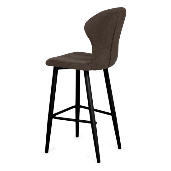 Стул с металлическими ножками мягкий из велюра (арт 19736) Фото 3