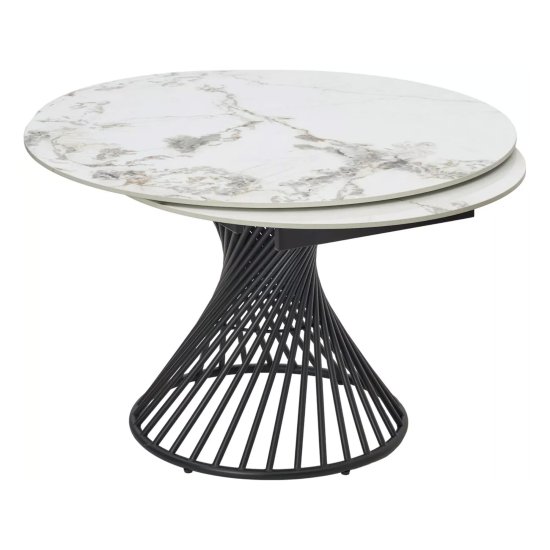 Стол обеденный раскладной со столешницей из керамики (арт 33358) Фото 6