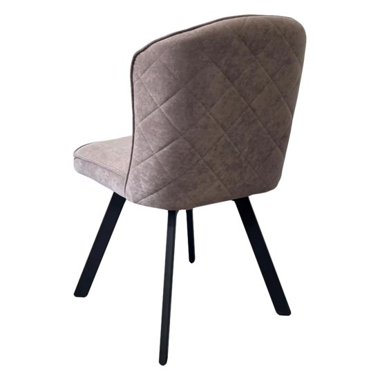 Стул на металлокаркасе мягкий из велюра современный (арт 29477) Фото 2