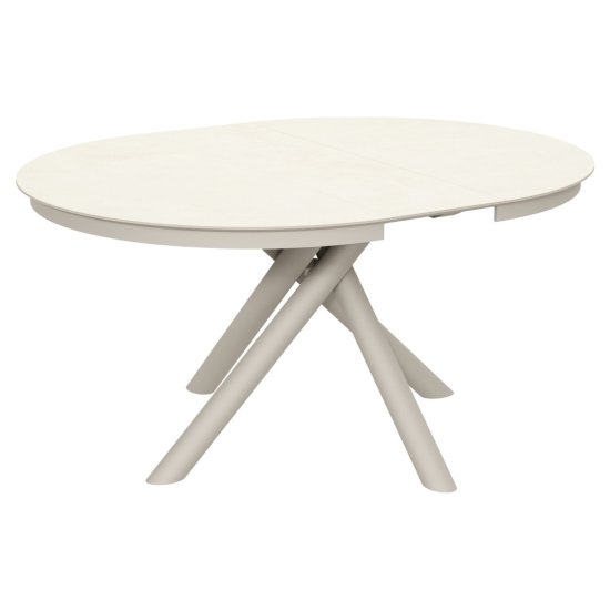 Обеденный стол раскладной круглый керамический современный (арт 32700) Фото 2