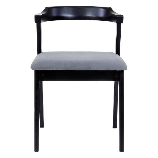 Стул кухонный деревянный мягкий серый (арт 32113) Фото 2