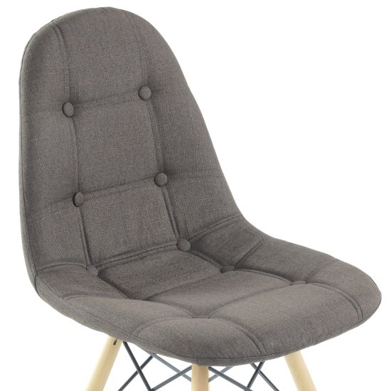 Стул для кухни дизайнерский мягкий eames (арт 12204) Фото 4