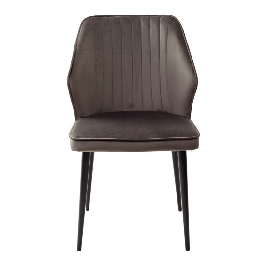 Стул на металлокаркасе мягкий из велюра (арт 11605) Фото 2