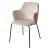 Стул на металлокаркасе с мягким сидением слоновая кость (арт 28943)