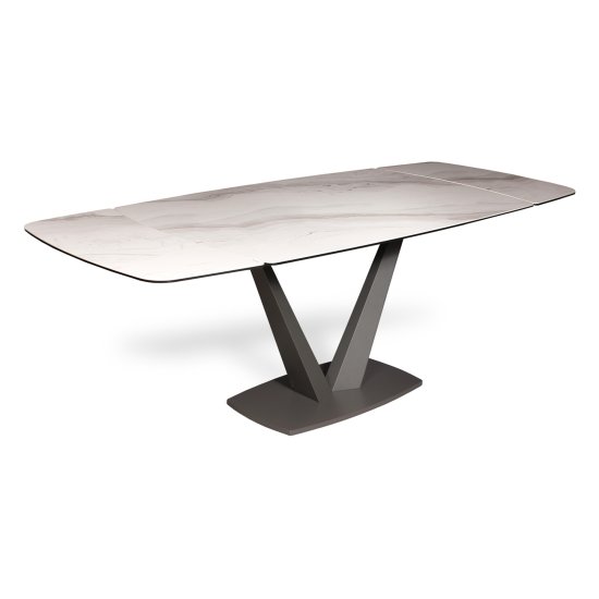 Стол овальный керамический 140 см современный (арт 32465) Фото 2