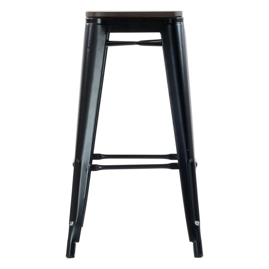 Стул барный на металлокаркасе коричневый лофт (арт 11464) Фото 2