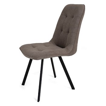 Стул с мягким сидением из велюра современный (арт 20668) - Фото 2