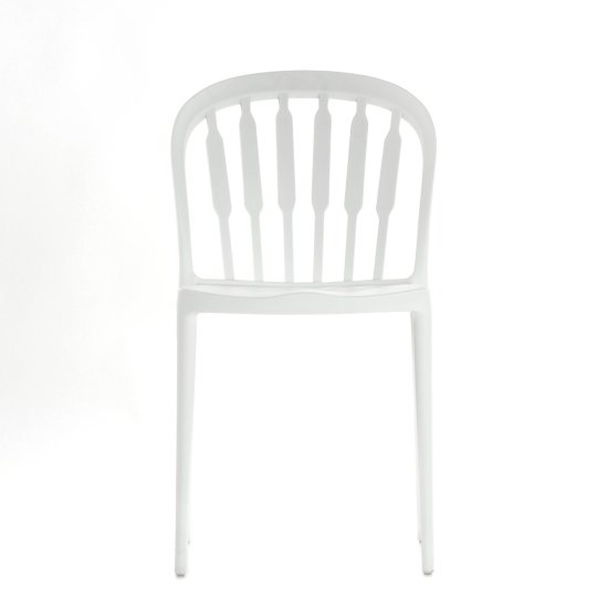 Стул белый пластиковый современный (арт 6597) Фото 2