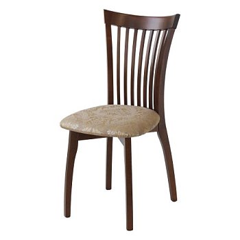 Стул деревянный мягкий бежевый классический (арт 29133) - Фото 2
