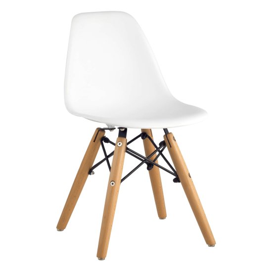 Стул дизайнерский деревянный белый eames (арт 29391) Фото 1