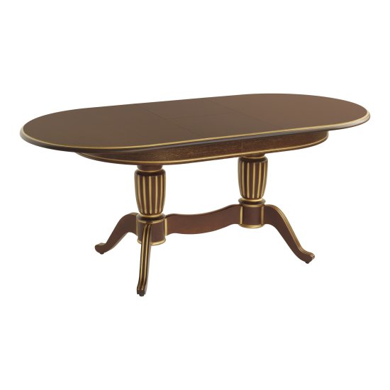 Стол овальный деревянный классический (арт 9504) Фото 3