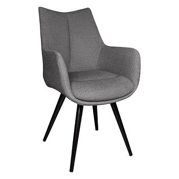 Стул-кресло с черными ножками (арт 34643) - Фото 2