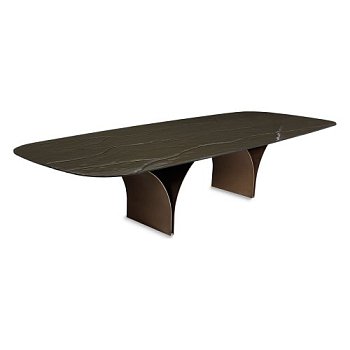 Обеденный стол стеклянный 280 см (арт 35672) - Фото 2