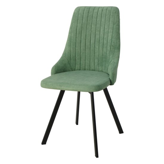 Стул с мягким сидением зеленый велюровый (арт 22923) Фото 1