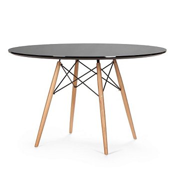 Стол обеденный дизайнерский круглый D-120 см в стиле eames (арт 7117) - Фото 2
