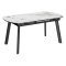 Стол раздвижной с керамической столешницей (арт 28781)