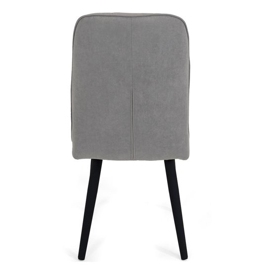 Стул с черными ножками из велюра (арт 20616) Фото 6