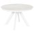 Стол раскладной круглый со столешницей из керамики белый (арт 35166)