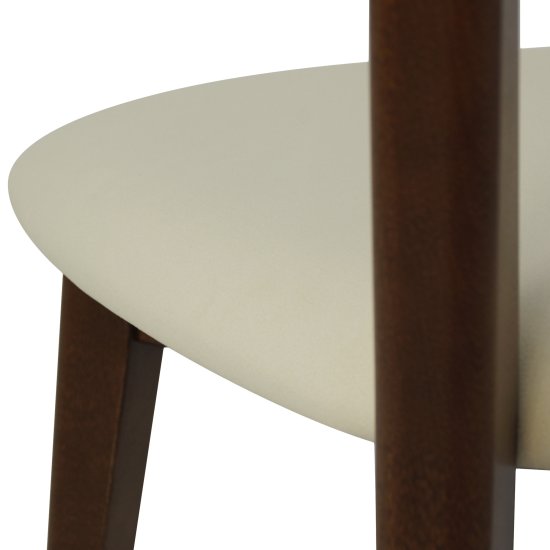 Стул для кухни с мягким сидением кремовый (арт 31313) Фото 3