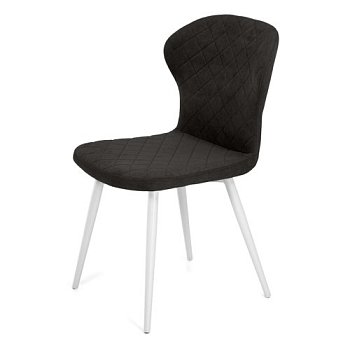 Стул с металлическими ножками мягкий велюровый (арт 19265) - Фото 2