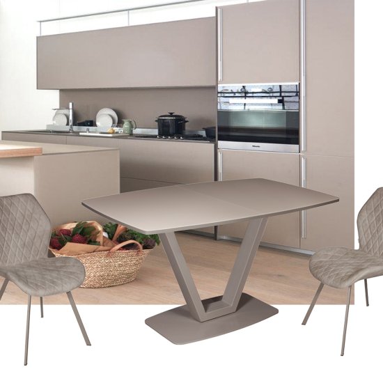 Стол раскладной стеклянный на одной ножке современный (арт 11260) Фото 2