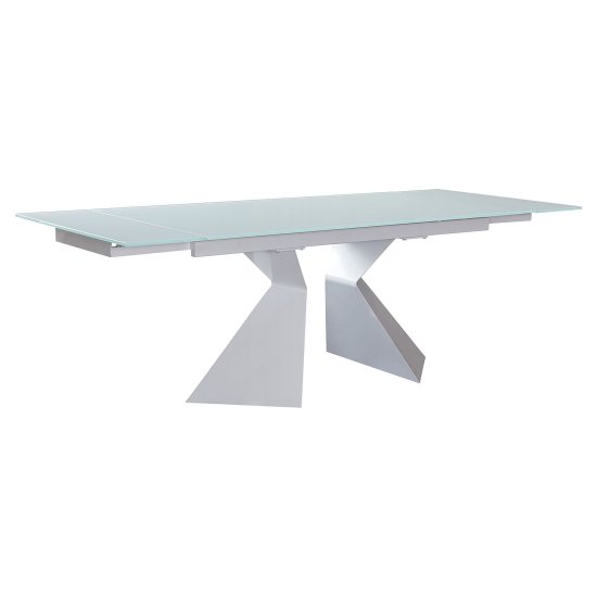 Стол белый на одной ножке 180 см (арт 35242) Фото 1