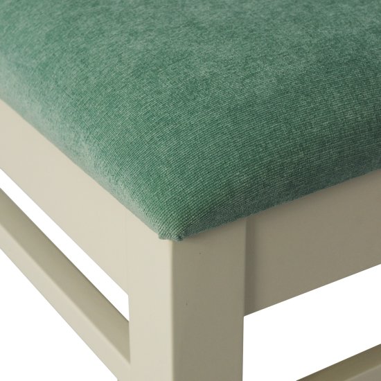 Стул для кухни деревянный мягкий белый (арт 29331) Фото 5