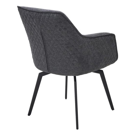 Стул на металлическом каркасе мягкий с подлокотниками (арт 33931) Фото 3