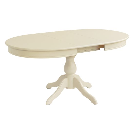 Стол раздвижной бежевый на одной ноге классический (арт 5038) Фото 3