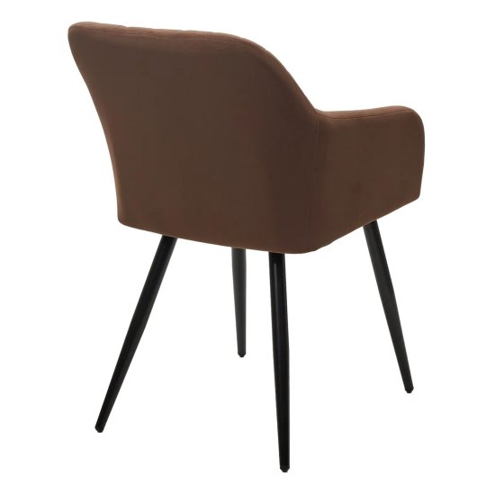 Полукресло металлическое мягкое с подлокотниками (арт 31104) Фото 3