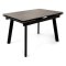 Стол раскладной со столешницей из керамики под мрамор (арт 34216)