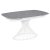 Стол раскладной из керамогранита серый 140 см (арт 35183)