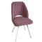 Стул на металлокаркасе мягкий из велюра (арт 31969)