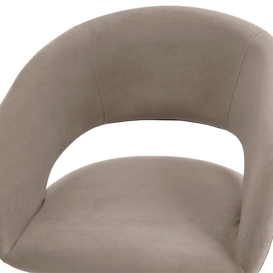 Стул кухонный бежевый велюровый (арт 33604) Фото 8