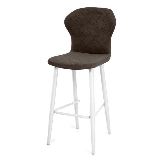 Барный стул с обивкой из велюра (арт 34138) Фото 5