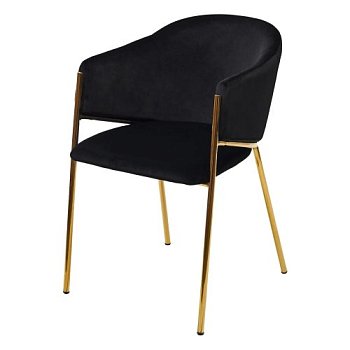 Стул-кресло на металлическом каркасе мягкий с подлокотниками (арт 32375) - Фото 2