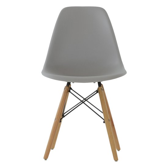 Стул дизайнерский деревянный серый eames (арт 9999) Фото 2