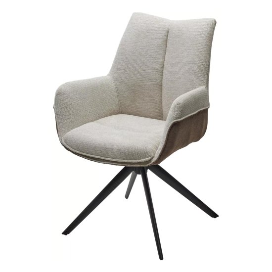 Полукресло с подлокотниками слоновая кость (арт 33927) Фото 1