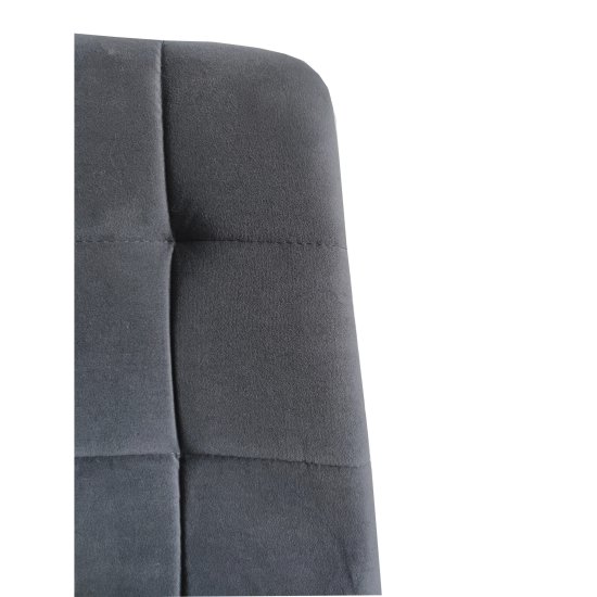 Полубарный стул на металлическом каркасе серый (арт 23929) Фото 2