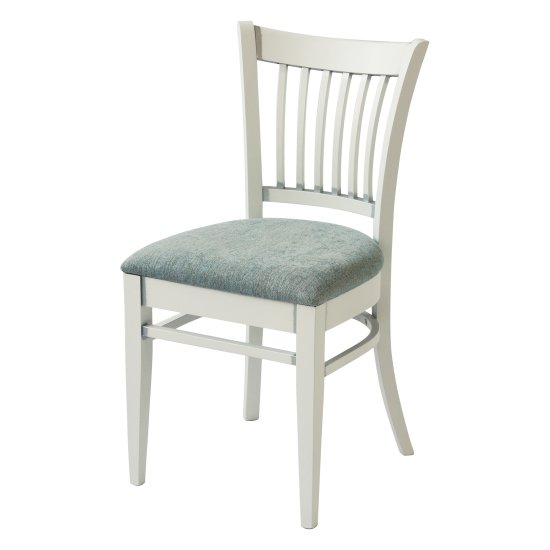 Стул для кухни мягкий белый классический (арт 15731) Фото 1