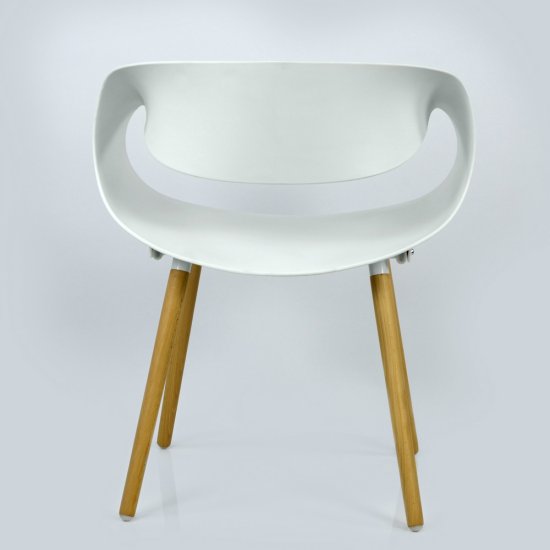 Стул деревянный белый пластиковый (арт 2313) Фото 4