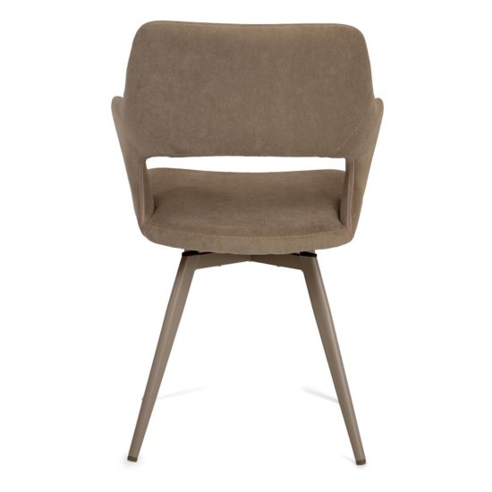 Стул на металлическом каркасе велюровый (арт 33595) Фото 6